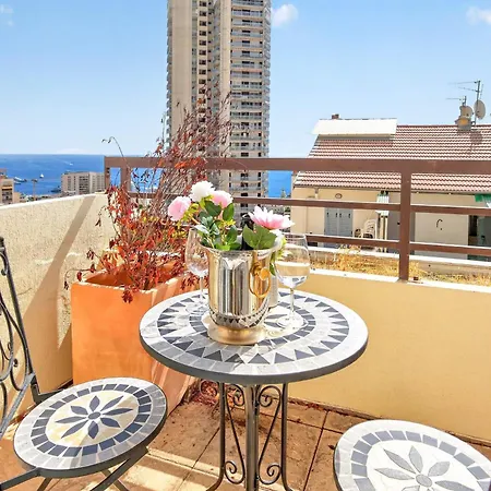 Magnifique 3p Terrasse Vue Mer, Front Monaco - Hj Appartement *